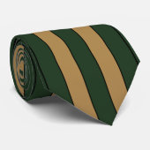 Classic Christmas Green And Gold Stripes ネクタイ (ロール)