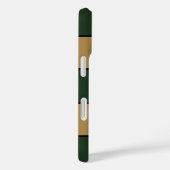 Classic Christmas Green And Gold Stripes Case-Mate iPhoneケース (裏面 / 右)