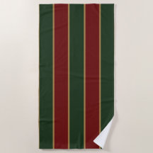 Classic Christmas Green And Red With Gold Trim