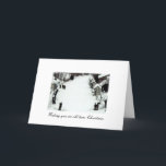 Classic Christmas Greeting シーズンカード<br><div class="desc">Classic Christmas Greeting Card with exclusive photo on front and warm,  sincere message of the season inside.</div>