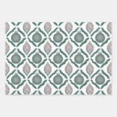 Classic Christmas Ornaments Set Wrapping Paper ラッピングペーパーシート (正面2)