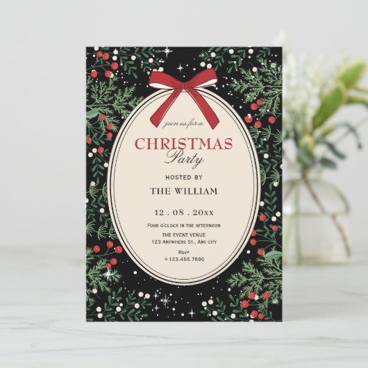 Classic christmas party  招待状 (スタンド正面)