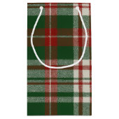 Classic Christmas Plaid スモールペーパーバッグ (裏面)