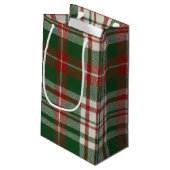 Classic Christmas Plaid スモールペーパーバッグ (裏面アングル)