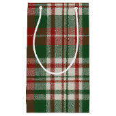 Classic Christmas Plaid スモールペーパーバッグ (正面)