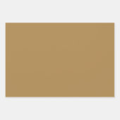 Classic Christmas Red And Gold Stripes ラッピングペーパーシート (正面3)