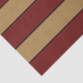 Classic Christmas Red And Gold Stripes 薄葉紙 (詳細)