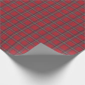 Classic Christmas Red and Green Tartan Plaid ラッピングペーパー (角)
