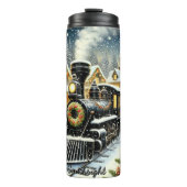 Classic Christmas Train Village Wonderland タンブラー (正面)