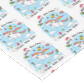 Classic Christmas Unicorn Tablecloth テーブルクロス (アングル)