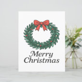 Classic Christmas Wreath – Minimalist Merry Christ (スタンド正面)