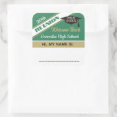 Classic Class Reunion Name tag Sticker スクエアシール (バッグ)