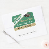 Classic Class Reunion Name tag Sticker スクエアシール (封筒)