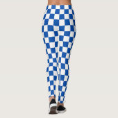 Classic cobalt blue checkerboard レギンス (裏面)