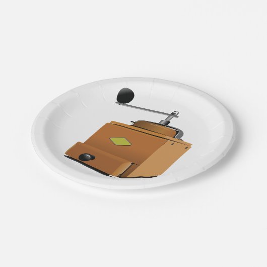 Classic Coffee Grinder ペーパープレート (アングル)