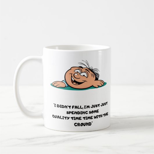 Classic Coffee  Humor Mug コーヒーマグカップ (左)