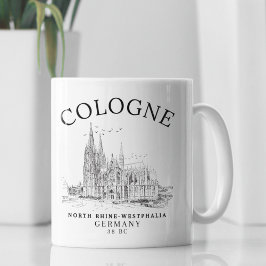 Classic Cologne Cathedral Germany Vista コーヒーマグカップ
