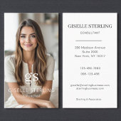 Classic Consultant Professional Photo  名刺