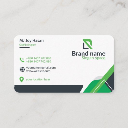 Classic Corporate business card design 名刺 (正面)