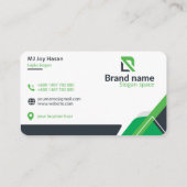 Classic Corporate business card design 名刺 (裏面)