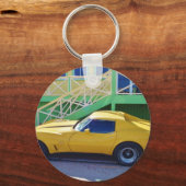 Classic Corvette Stingray. キーホルダー (正面)