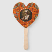 Classic Custom Lilies Floral Party ハンドファン (裏面)