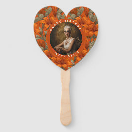 Classic Custom Lilies Floral Party ハンドファン