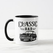 Classic Dad Vintage Car Coffee マグカップ (左)