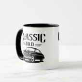 Classic Dad Vintage Car Coffee マグカップ (正面左)