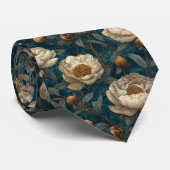 Classic Dads Fathers Day Gifts Peonies ネクタイ (ロール)