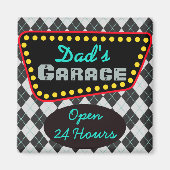 Classic Dad's Garage Magnet Gift マグネット (正面)