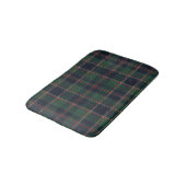 Classic Dark Blue Red Green Plaid Pattern バスマット (アングル)
