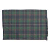 Classic Dark Blue Red Green Plaid Pattern 枕カバー (正面)