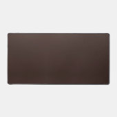 Classic Dark Brown Leather Look Work Desk Mat デスクマット (正面)