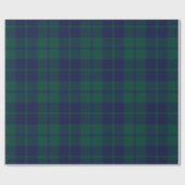 Classic Dark Green Tartan Plaid Pattern ラッピングペーパー (フラット)