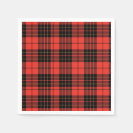 Classic Dark Red Baby Shower Napkins スタンダードカクテルナプキン