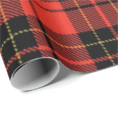 Classic Dark Red Tartan Wrapping Paper ラッピングペーパー (ロールコーナー)