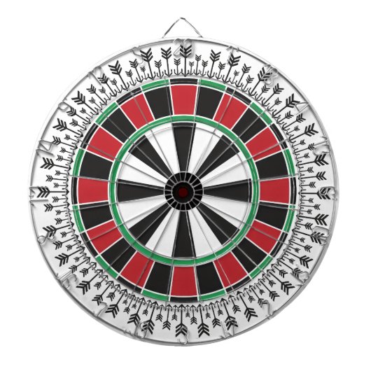 Classic Dartboard Arrow Pattern Game Design ダーツボード (正面)
