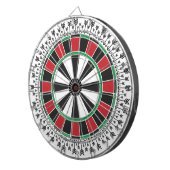 Classic Dartboard Arrow Pattern Game Design ダーツボード (正面右)