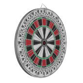 Classic Dartboard Arrow Pattern Game Design ダーツボード (正面左)