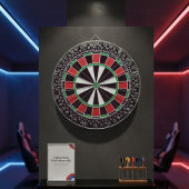 Classic Dartboard Arrow Pattern Game Design ダーツボード