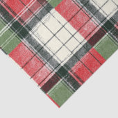 Classic distressed green and red plaid 薄葉紙 (詳細)
