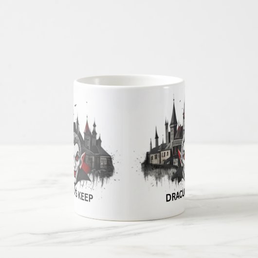 Classic Dracula Vampire Mug コーヒーマグカップ (中央)