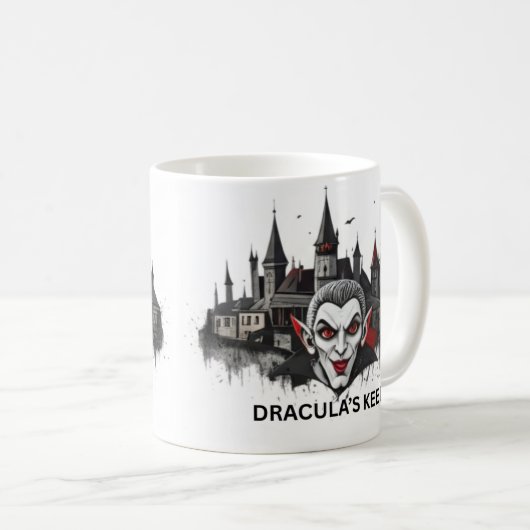 Classic Dracula Vampire Mug コーヒーマグカップ (正面右)