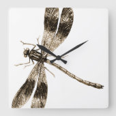 Classic Dragonfly clock スクエア壁時計 (正面)