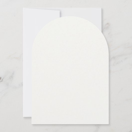 Classic Elegant Floral Arch Wedding Invitation 招待状 (裏面)