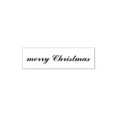Classic Elegant Merry Christmas Script セルフインキングスタンプ (デザイン)