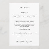 Classic Elegant Minimalist Enclosure Card エンクロージャーカード (正面)