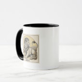 Classic Engraved Zodiac Mug - Leo マグカップ (正面左)