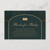 Classic Equestrian Polo Plaid Books for Baby Boy エンクロージャーカード (正面)